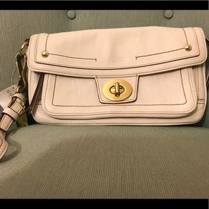 White Coach clutch new with tags